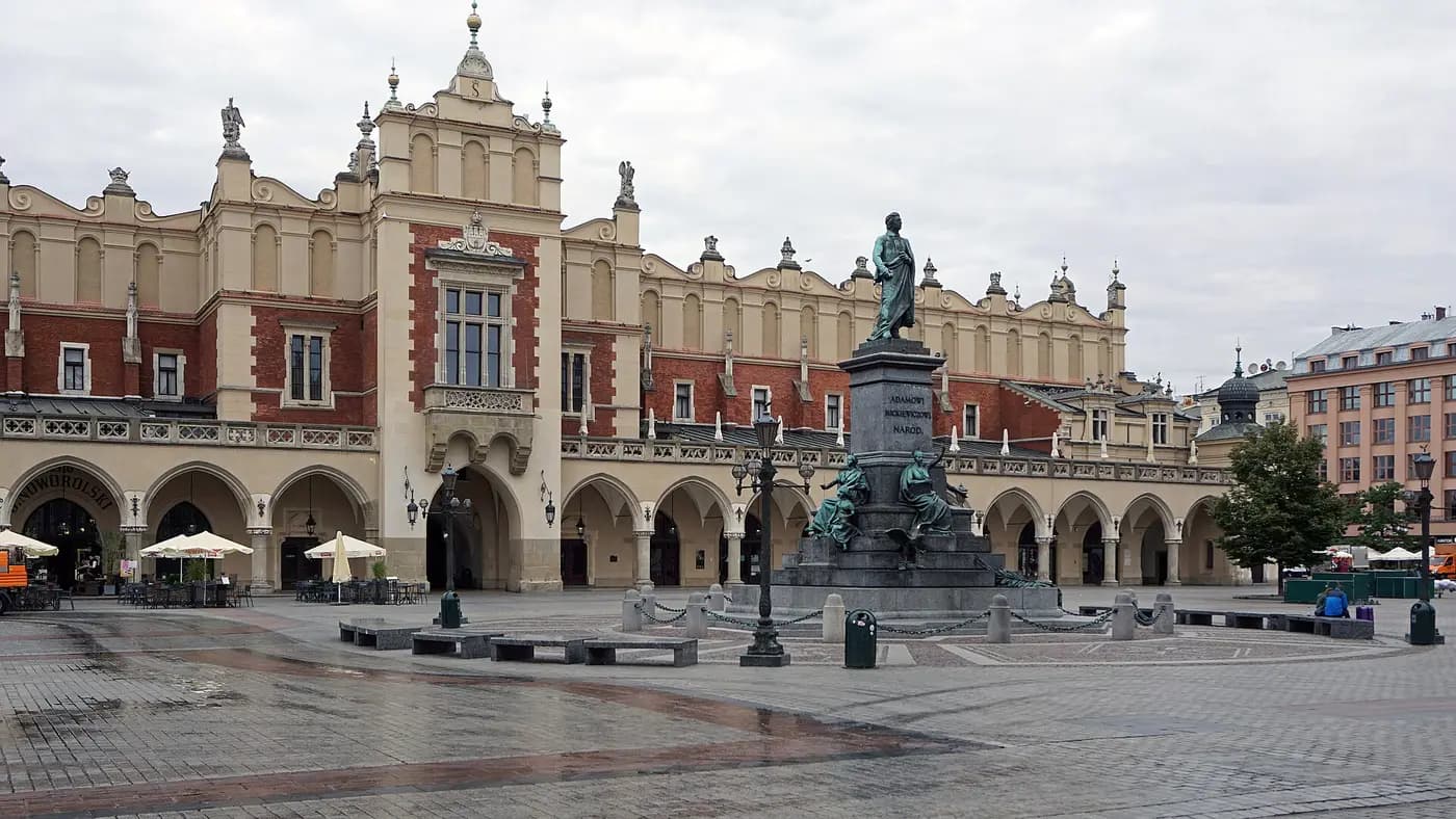 The Renaissance Cloth Hall on Kraków's Main Market Square