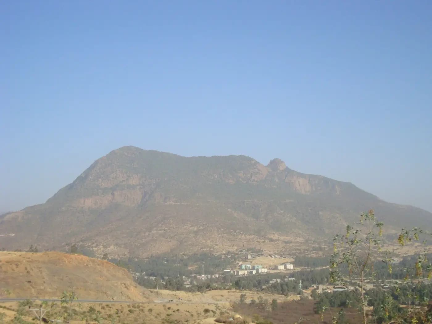 The mountains around Adwa in northern Ethiopia, where Ethiopian forces defeated Italy in 1896