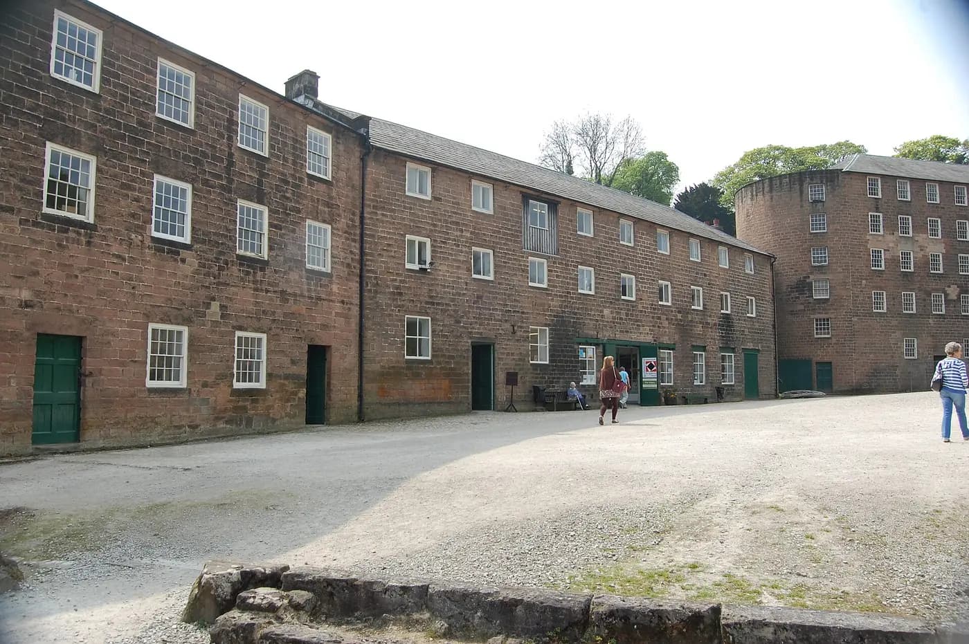 Arkwright's Cromford Mill, the world's first water-powered cotton spinning mill