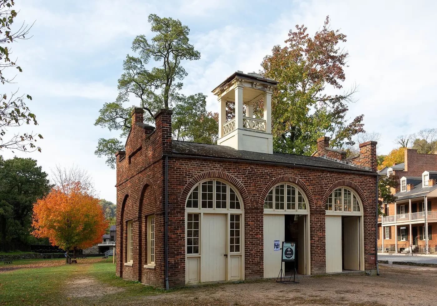 John Brown's Fort, the small brick armoury engine house in Harpers Ferry's Lower Town
