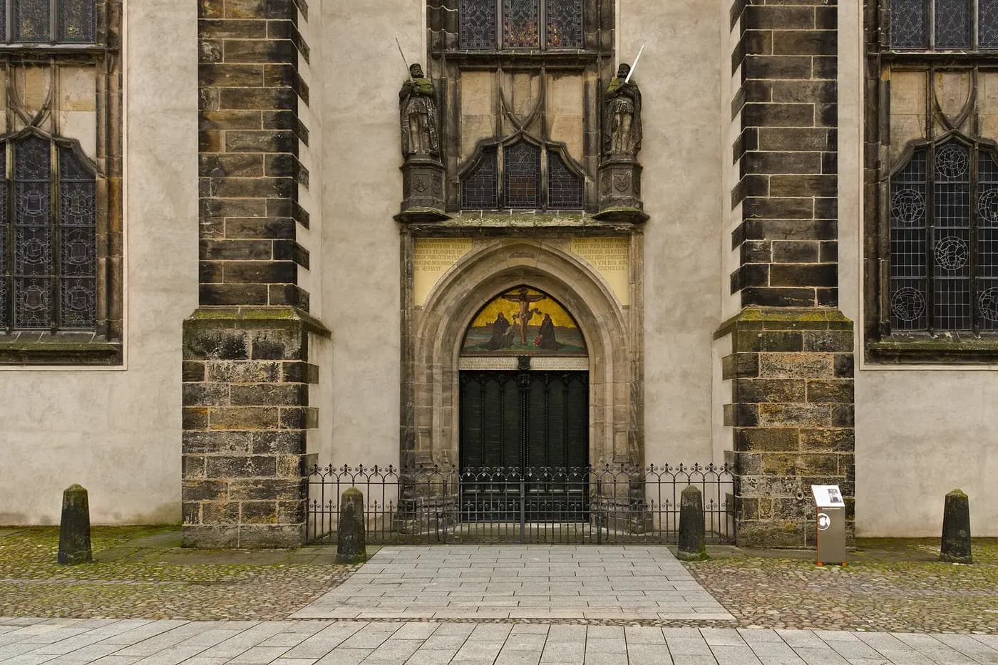 The Castle Church in Wittenberg, where Luther is said to have posted his theses