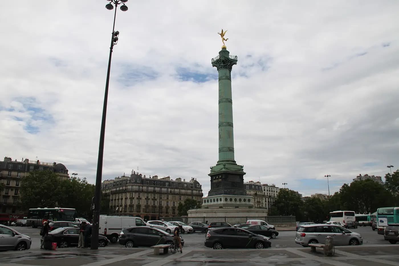 The July Column on Place de la Bastille in Paris